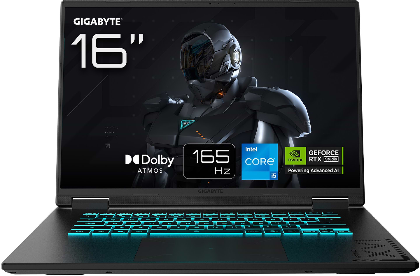 Ноутбук ігровий Gigabyte Gaming A16 (CTHH3UA893SD) Black Steel - Фото 1