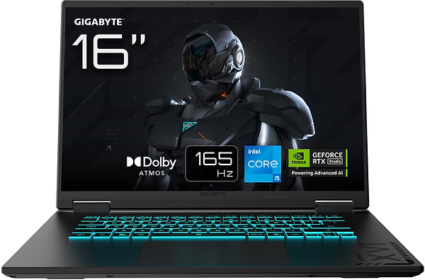 Фото - Ноутбук ігровий Gigabyte Gaming A16 (CTHH3UA893SD) Black Steel