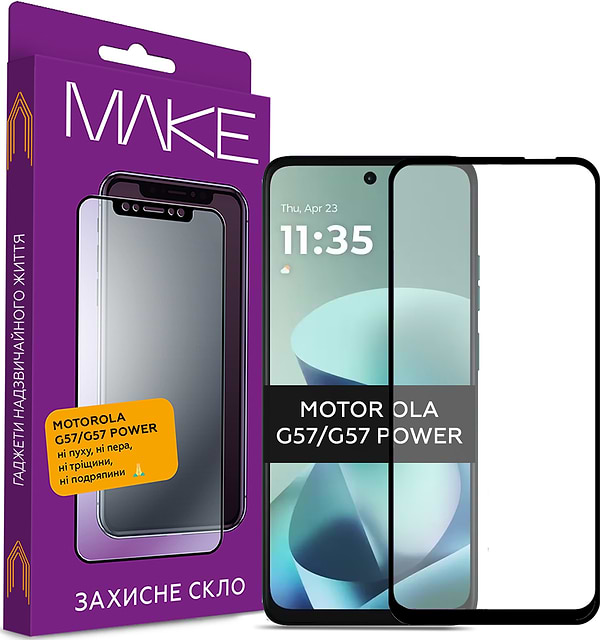 Фото - Захисне скло для смартфону MAKE for Motorola G57/G57 Power (MGF-G57/G57P)