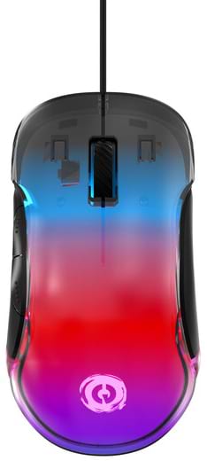 Миша дротова ігрова Canyon Braver GM-728 RGB Crystal Black (CND-SGM728) - Фото 1
