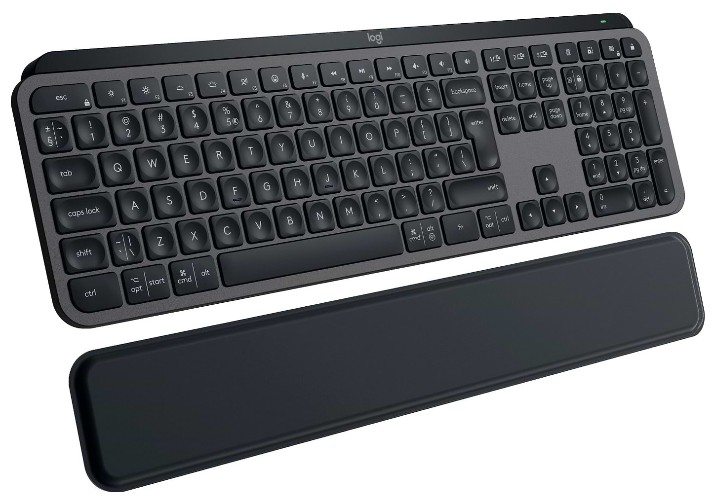 Клавиатура беспроводная Logitech MX Keys S Plus Wireless Graphite (920-011589) - Фото 1