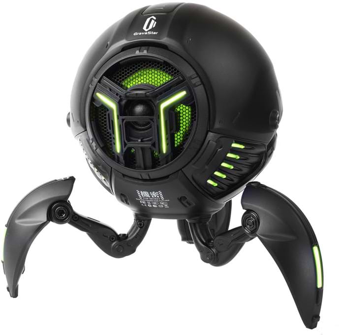 Комп'ютерна акустика компактна 2.0 GravaStar Mars Pro 2, Zinc Alloy body, BT, 20ВТ, Black (GRAVASTARG1PRO_BLK_V2)