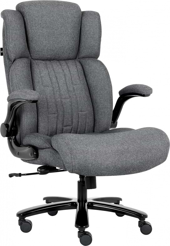 Фото - Крісло офісне GT Racer B-5938 Fabric Dark Gray XL Фото - Крісло офісне GT Racer B-5938 Fabric Dark Gray XL