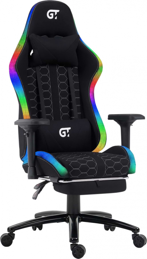 Фото - Крісло для геймерів GT Racer X-2462 Fabric Black