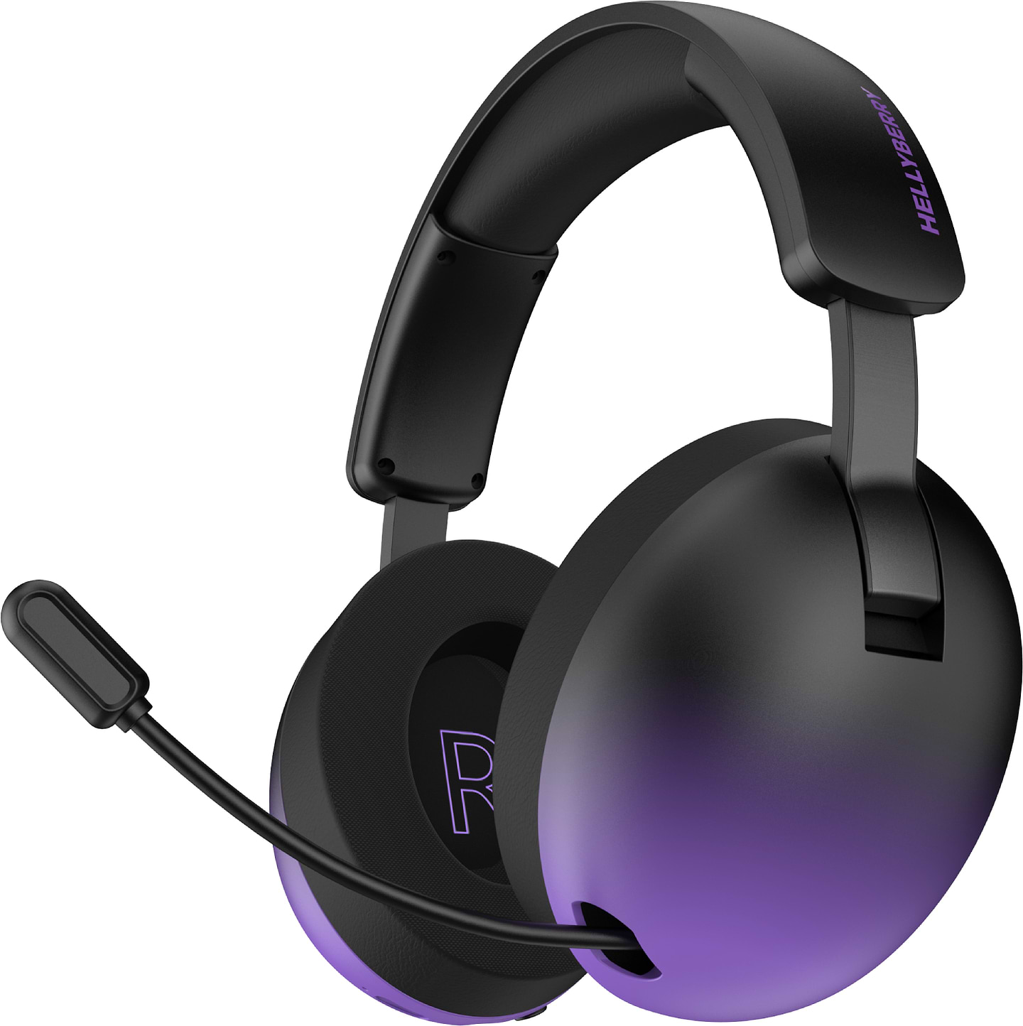 Гарнітура бездротова ігрова Hator Hellyberry HH30 PRO wireless (HH30_PRO_wireless_BV) black-violet gradient