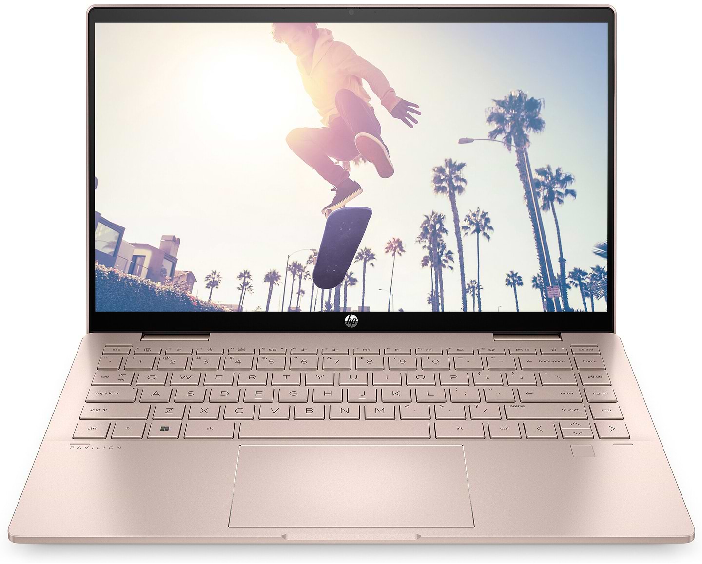 Ноутбук HP Pavilion x360 14-ek2003ua (AQ8P1EA) Pale Golden Rose - Фото 1