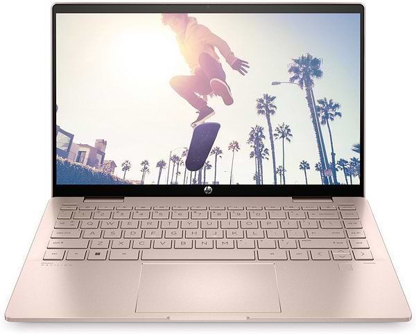 Фото - Ноутбук HP Pavilion x360 14-ek2003ua (AQ8P1EA) Pale Golden Rose
