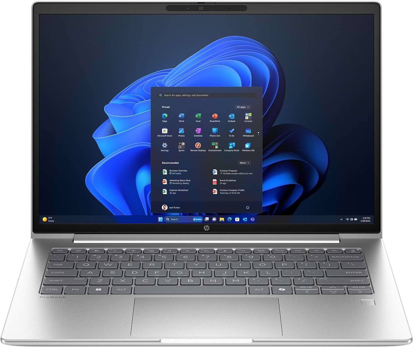 Ноутбук HP Probook 4-G1a (B9ZG6ET) Silvery - Фото 1