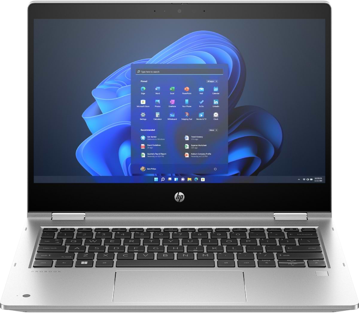 Ноутбук HP Probook x360 435-G10 (AD0Y5ET) Pike Silver Aluminum - Фото 1