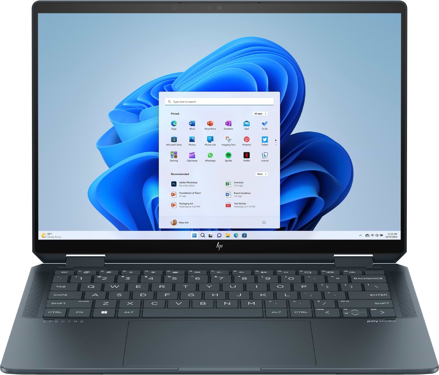 Ноутбук HP Spectrex360 14-eu0002ua (B09ZTEA) Slate Blue - Фото 1