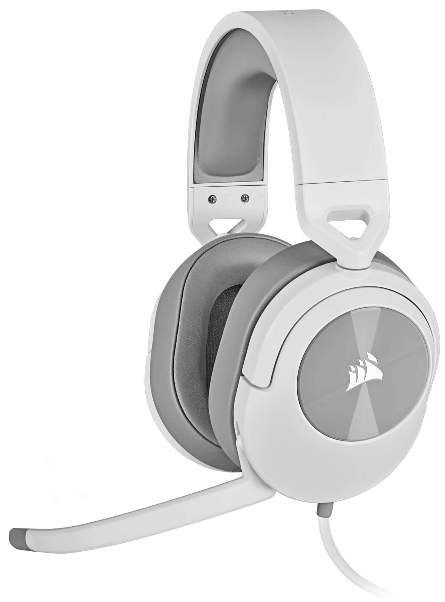 Гарнитура проводная игровая Corsair HS55 Stereo Headset White (CA-9011261-EU) - Фото 1