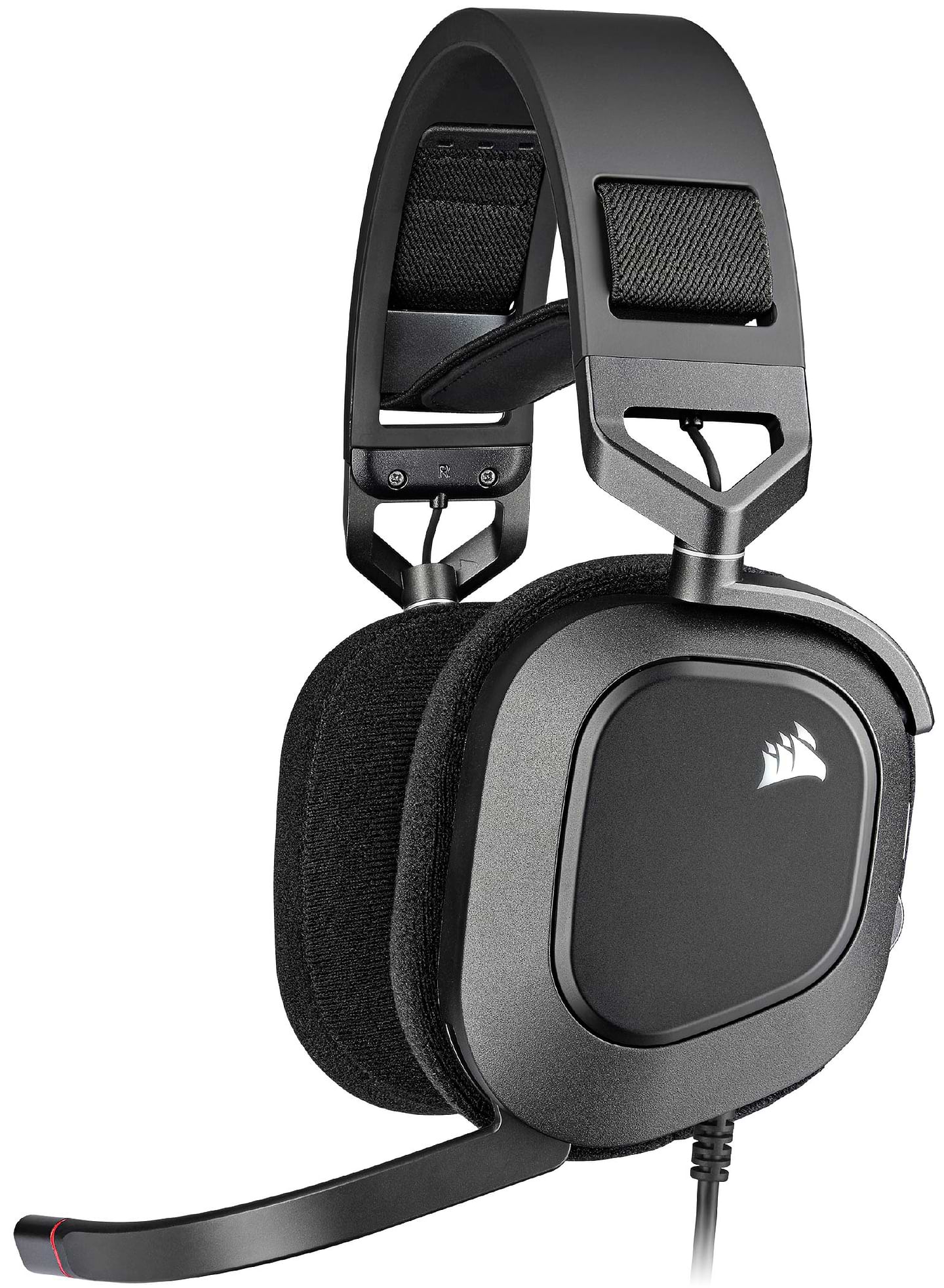 Гарнитура проводная игровая Corsair HS80 RGB USB Headset Carbon (CA-9011237-EU) - Фото 1