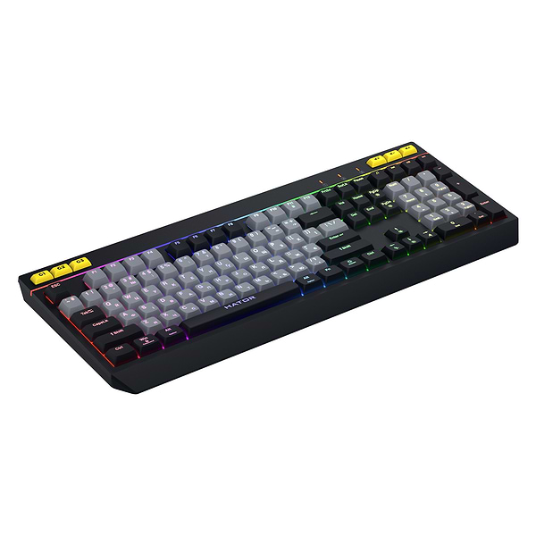 Фото - Клавиатура проводная игровая Hator Icefall USB Black/Gray (HTK401UA)