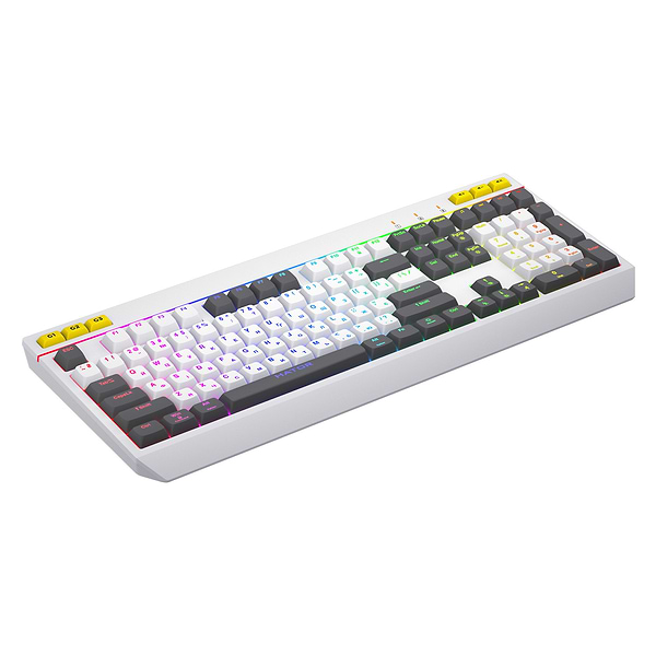 Фото - Клавіатура дротова ігрова Hator Icefall USB White/Gray (HTK405UA)