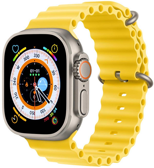 Фото - Смарт-годинник Aura X4 ProMax 53mm Yellow (SWAX453Y)