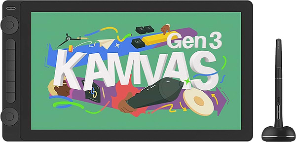 Фото - Графический планшет Huion Kamvas 16 Gen3 (GS1563) + перчатки