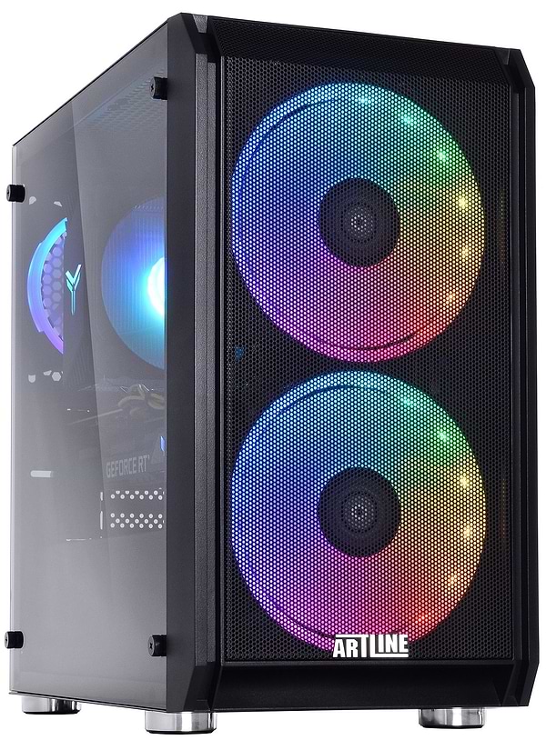 Фото - Системний блок QUBE QB Ryzen 5 5600 RTX 3050 6GB NM 1641Win (Ryzen55600RTX30506GBNM1641Win)