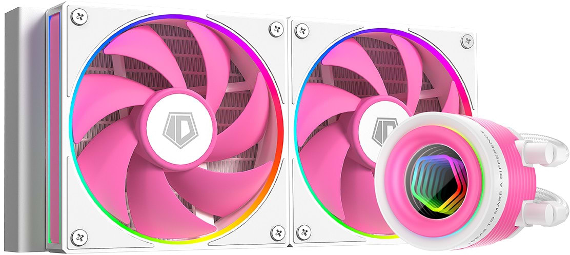 Купити Водяна система охолодження ID-Cooling FX240 INF Pink - Фото 1 Водяна система охолодження ID-Cooling FX240 INF Pink - Фото 1