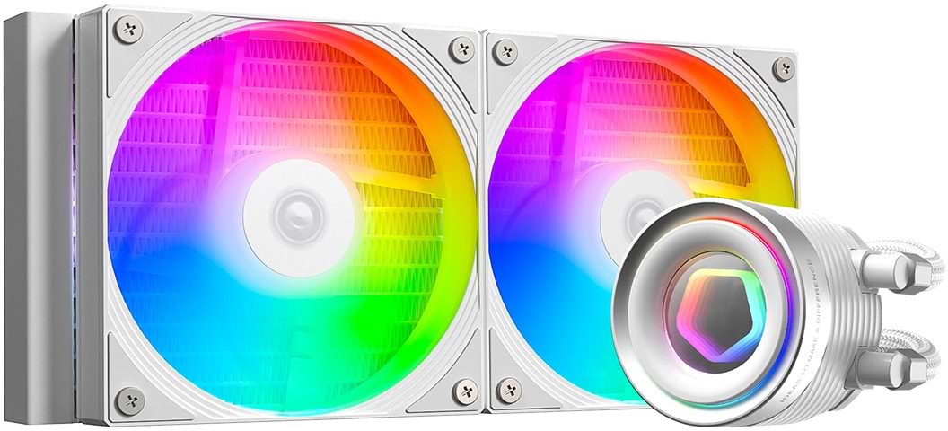 Водяная система охлаждения ID-Cooling FX240 INF White