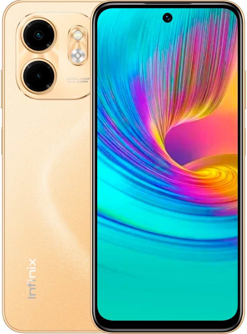 Смартфон Infinix Smart 9 3/64Gb Sandstone Gold X6532 - Фото 1