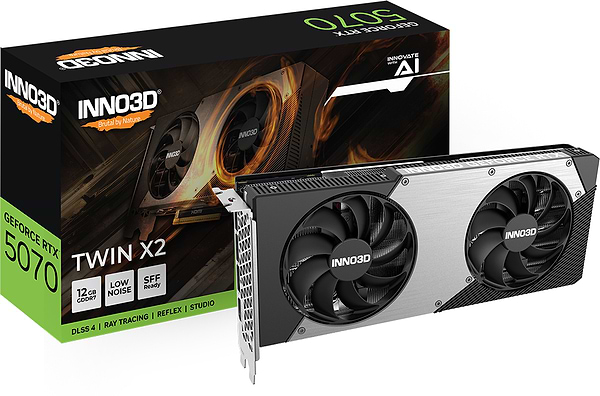 Фото - Відеокарта Inno3D NVIDIA GEFORCE RTX 5070 12 2GB (N50702-12D7-195064N)