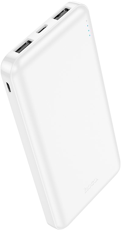Фото - Батарея мобильная HOCO J100 10000mAh White (6931474783578)