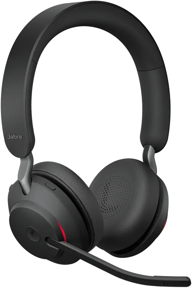 Гарнитура беспроводная Jabra Evolve2 65 Link380c MS Stereo Stand Black (26599-999-889) - Фото 1