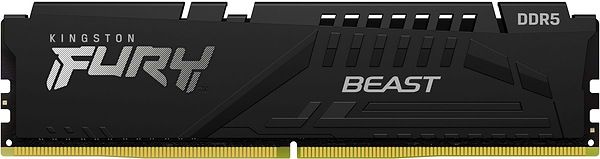 Фото - Память DDR Kingston 128GB 5600MT/s DDR5 CL36 DIMM (Kit of 2) FURY Beast Black (KF556C36BBEK2-128)