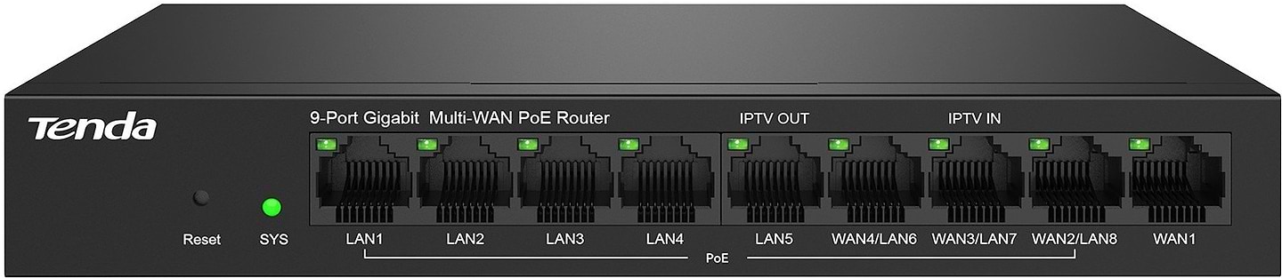 Маршрутизатор интернет LAN Tenda G0-8G-PoE - Фото 1