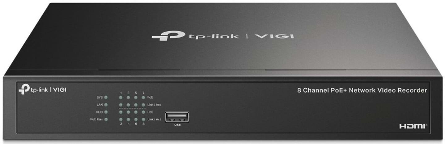 Відеореєстратор IP TP-Link VIGI NVR1008H-8MP