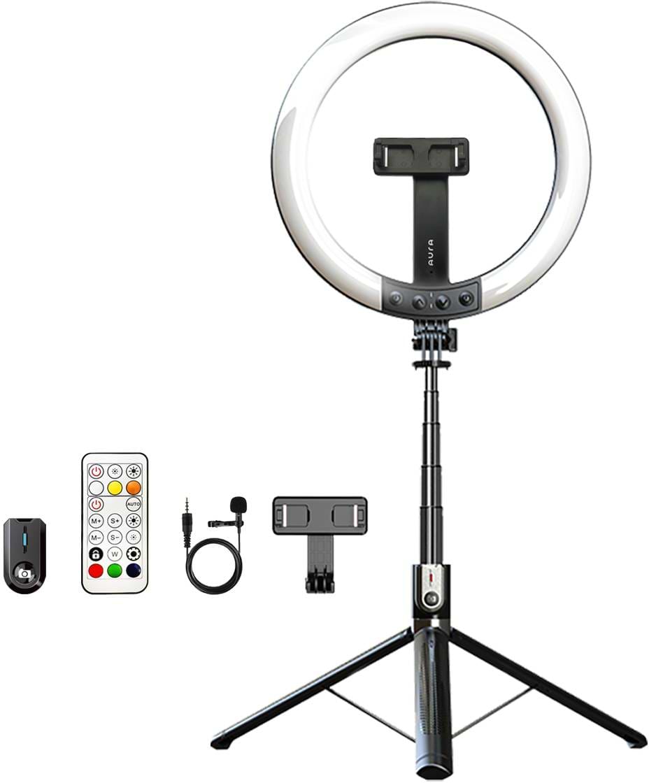 Набір для блогера Aura Blogger LED Pro-100 Black (KBABLP100B) - Фото 1