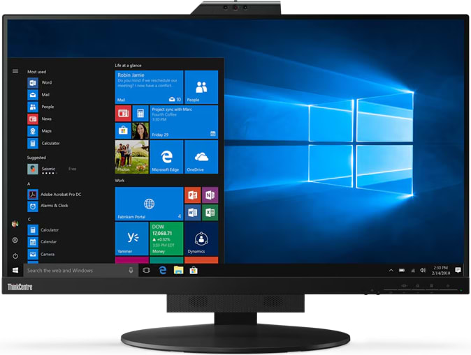 Монитор Lenovo ThinkCentre Tiny-In-One 27 (11JHRAR1EU) - Фото 1