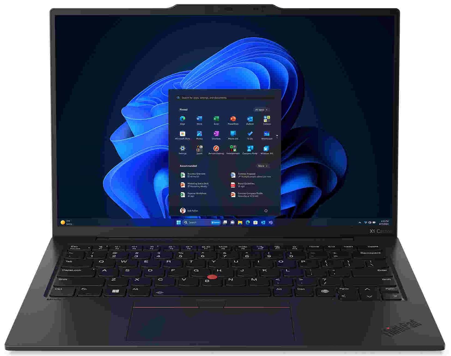 Ноутбук Lenovo ThinkPad X1 Carbon Gen 12 (21KC002BRA) Black - Фото 1