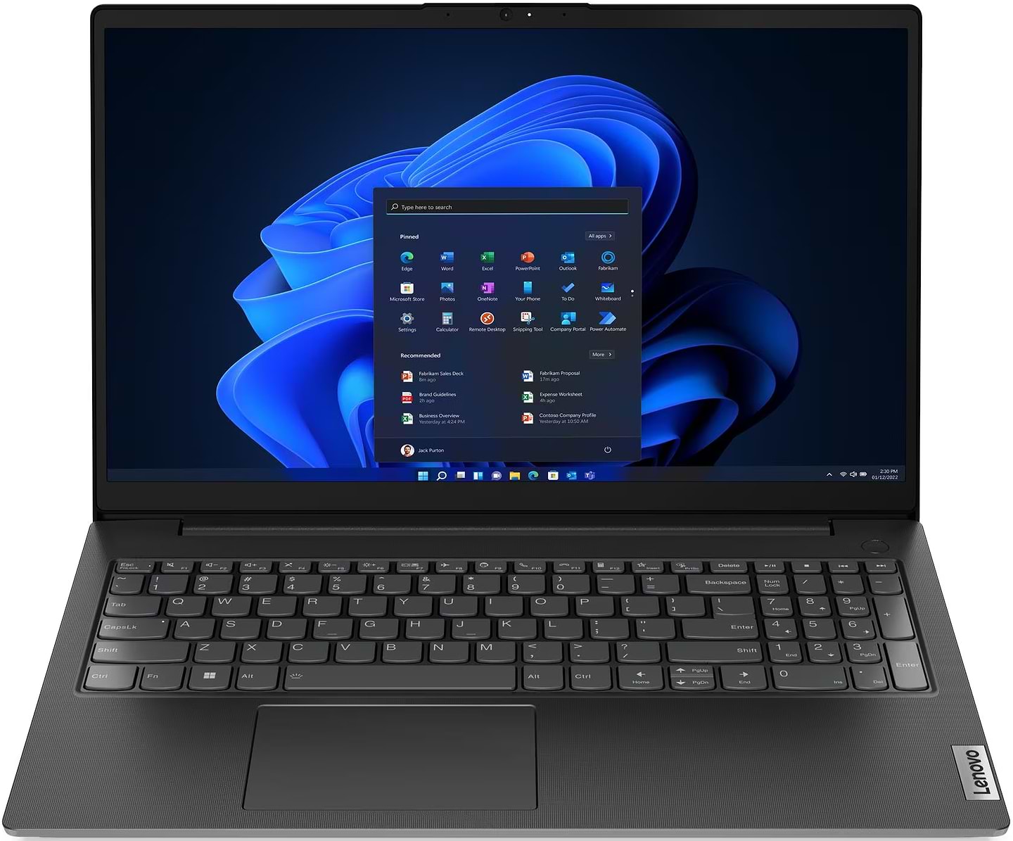 Ноутбук Lenovo V15 G4 IRU (83A100X2RA) Business Black - Фото 1