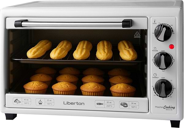 Фото - Піч електрична Liberton LEO-350 White