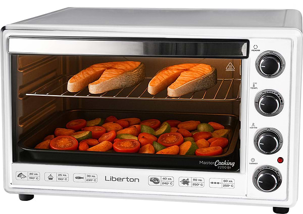 Фото - Піч електрична Liberton LEO-650 White Фото - Піч електрична Liberton LEO-650 White
