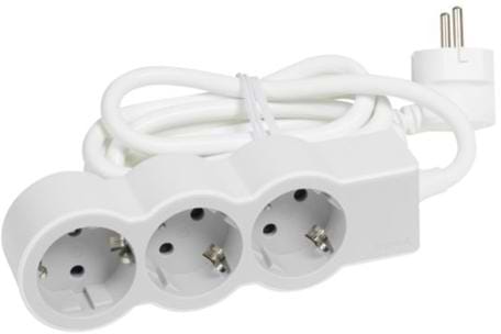 Удлинитель 220В Legrand STANDARD 3x2K+3 sockets 3 m White/Grey (694559)