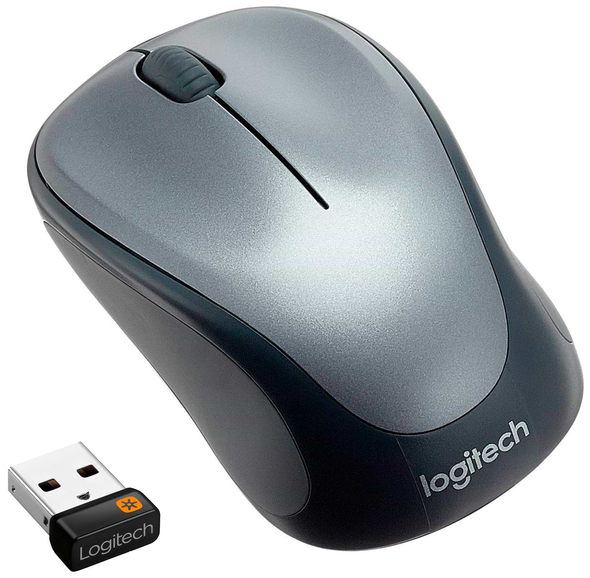 Мышь беспроводная Logitech M235 WL Grey (910-002201) - Фото 1