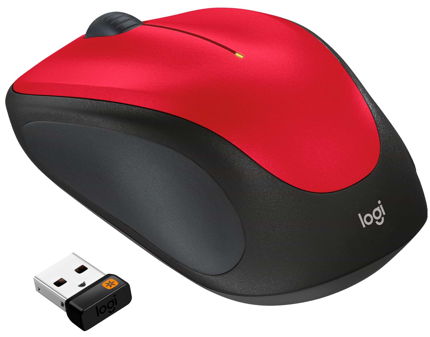 Мышь беспроводная Logitech M235 WL Red (910-002496) - Фото 1