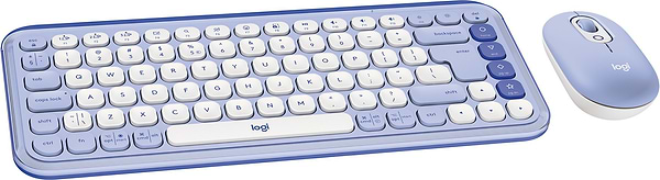 Фото - Клавиатура+мышь беспроводная Logitech POP Icon COMBO Lilac (920-013078)