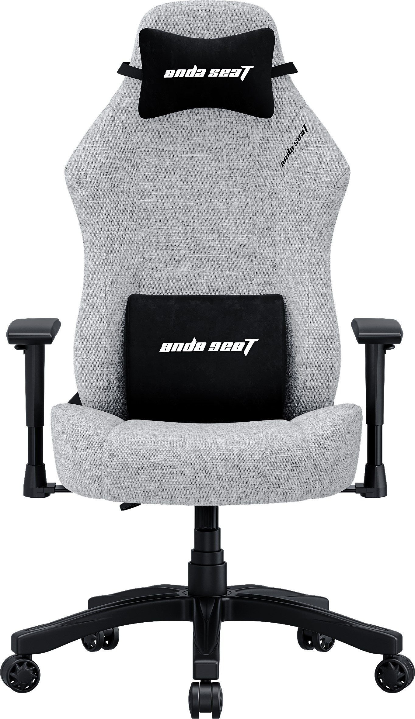 Крісло для геймерів Anda Seat Luna Size L Grey Fabric (AD18-44-G-F) - Фото 1