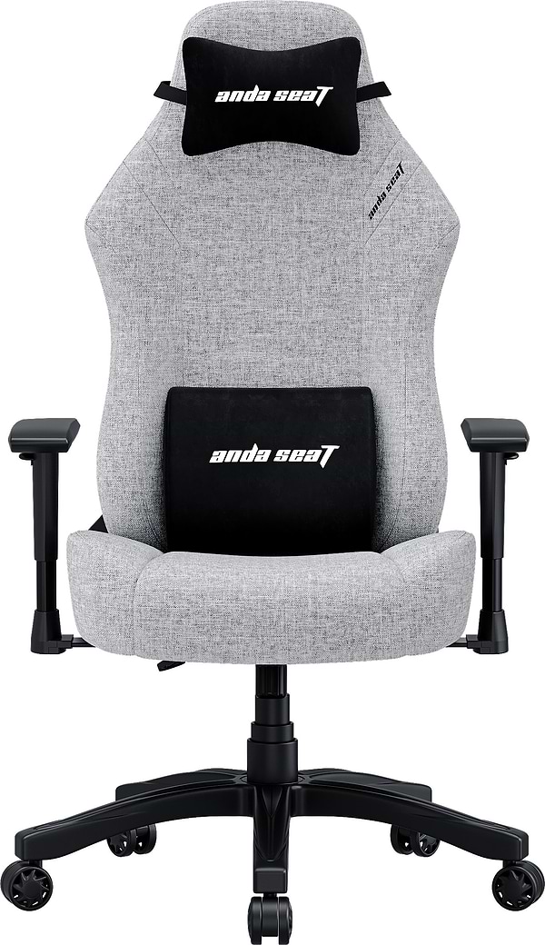 Фото - Крісло для геймерів Anda Seat Luna Size L Grey Fabric (AD18-44-G-F)