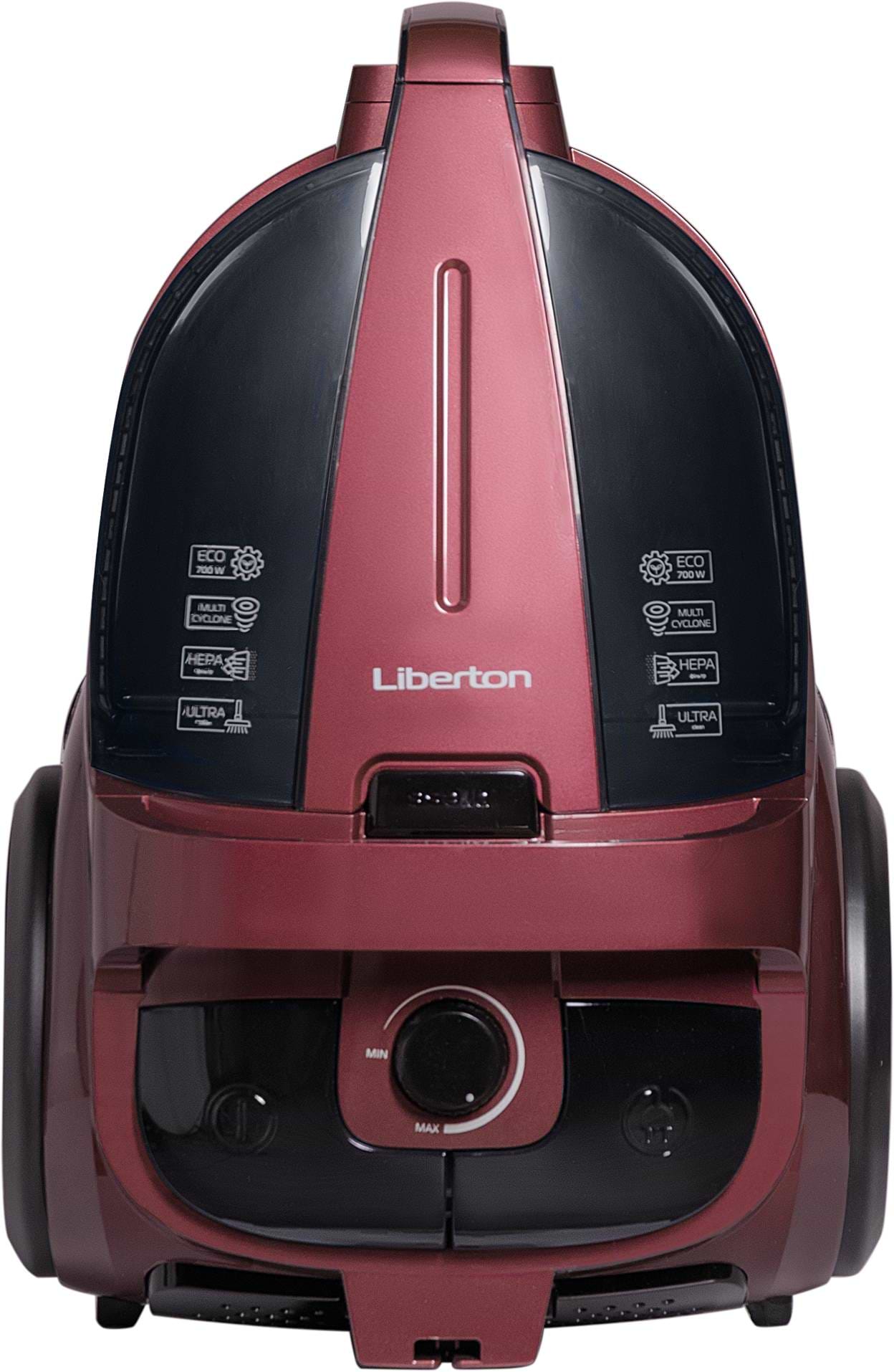 Пылесос для сухой уборки без мешка Liberton LVC-0750C ECO Red - Фото 1