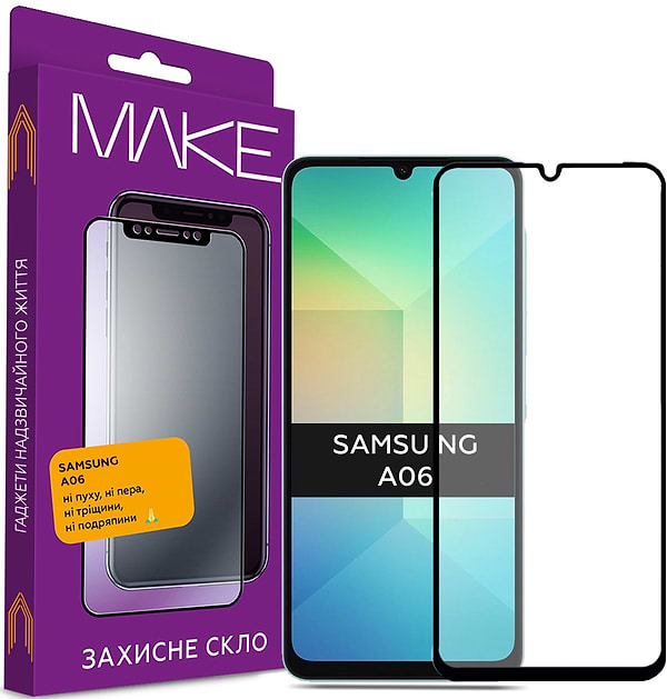 Фото - Захисне скло для смартфону MAKE FCFG Samsung A06 (MGF-SA06)
