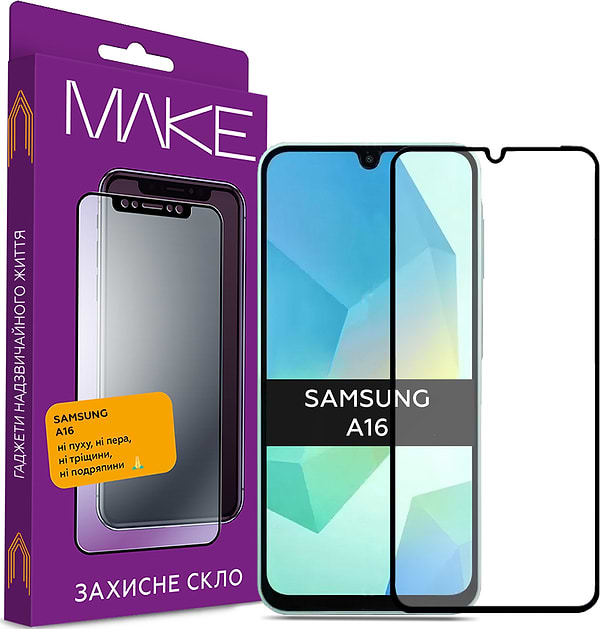Фото - Захисне скло для смартфону MAKE FCFG Samsung A16 (MGF-SA16)