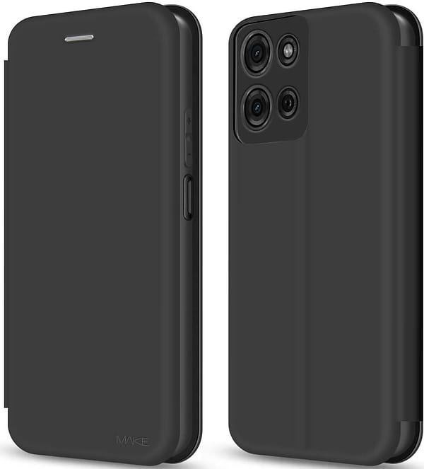 Фото - Чохол для смартфону MAKE Motorola G75 Flip Black (MCP-MG75)