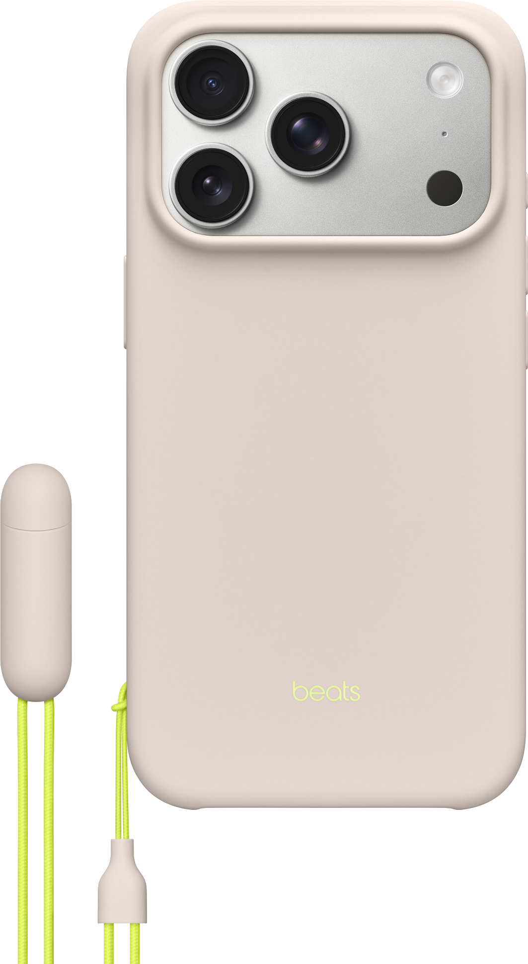 Чохол для смартфону Apple Beats iPhone 17 Pro Kickstand Case with MagSafe and Camera Control Lime Stone (MGTN4) - Фото 1