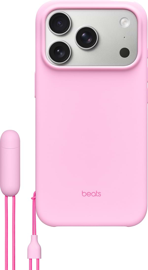 Фото - Чохол для смартфону Apple Beats iPhone 17 Pro Kickstand Case with MagSafe and Camera Control Pebble Pink (MGY84)