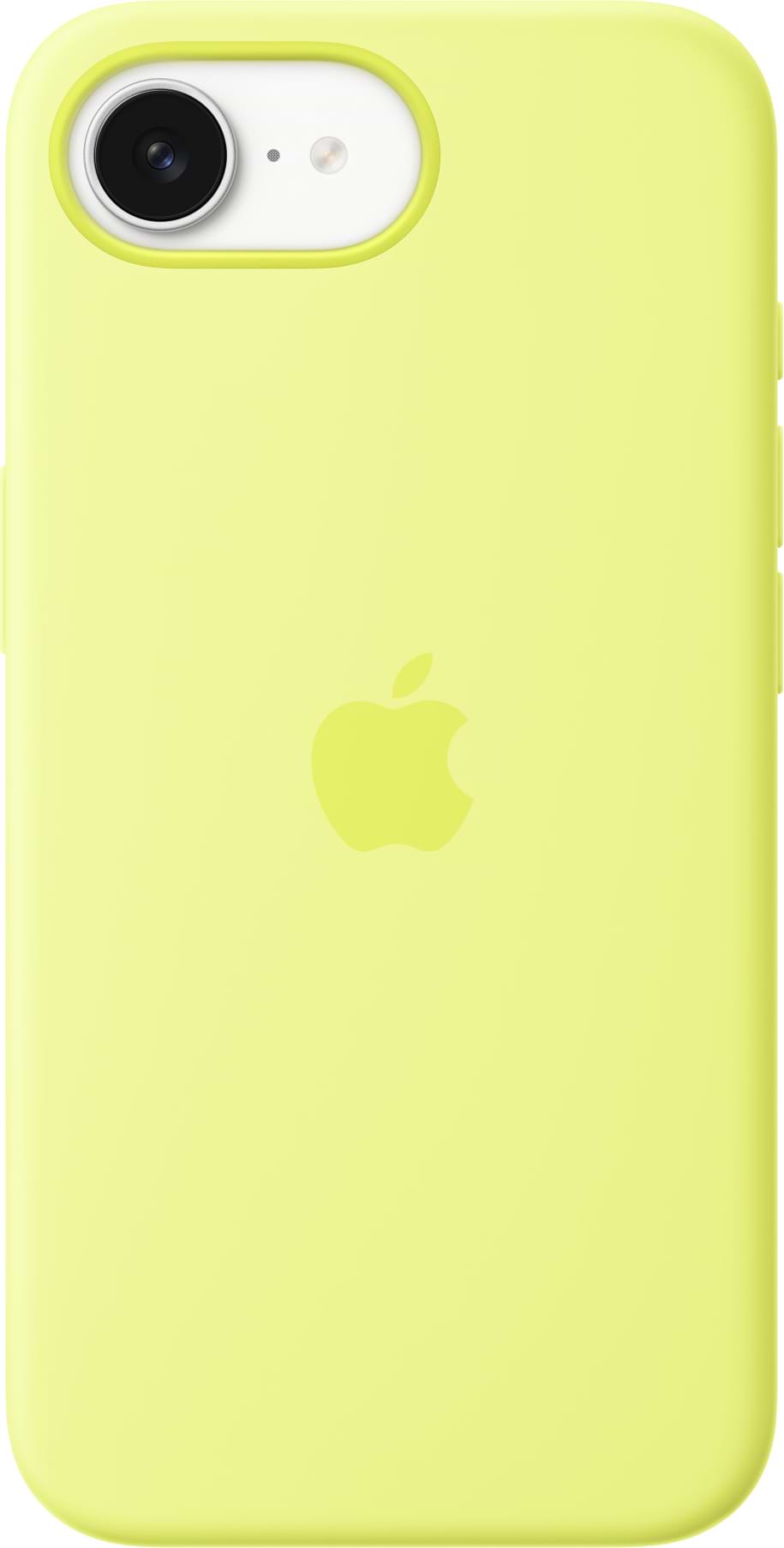 Чехол для смартфона Apple Silicone Case iPhone 16e Neon Yellow (MGYW4) - Фото 1