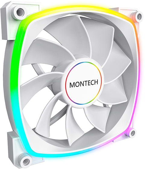 Корпусный вентилятор Montech RX140 PWM White